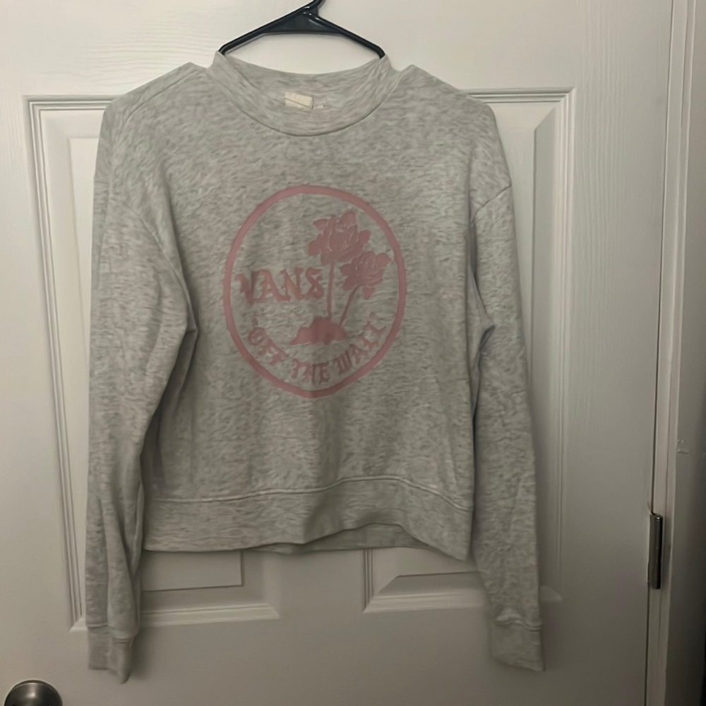Vans Cropped Womens XS Small Pullover Sweatshirt